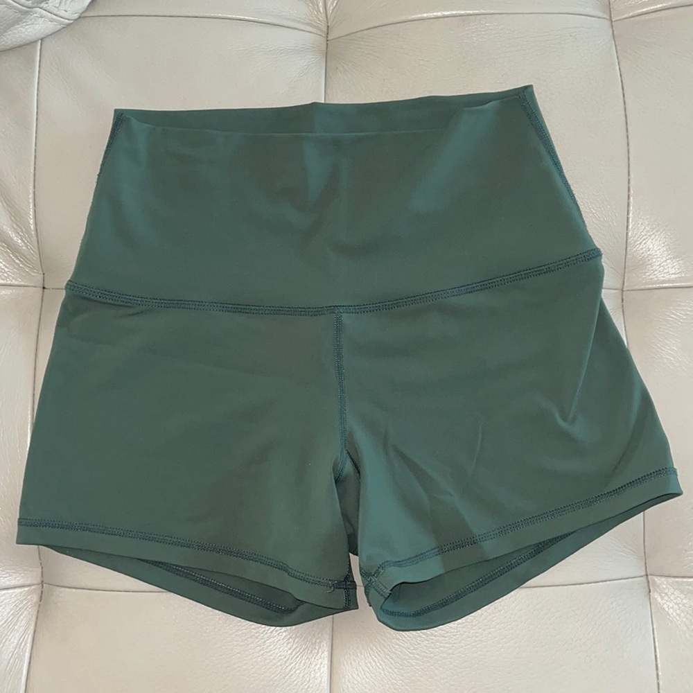 Born Primative New Heights Booty Shorts - Athletic Workout Gym Crossfit - Green